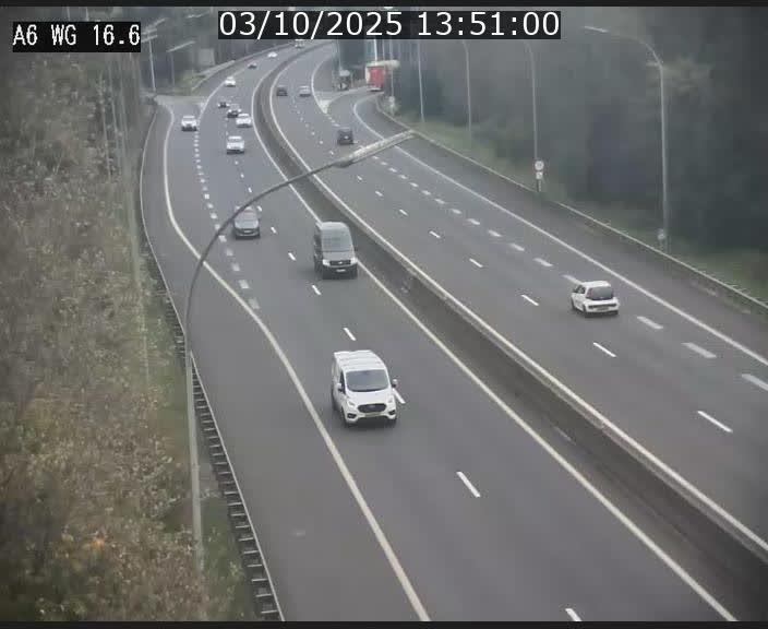 Traffic live webcam Luxembourg Aire de Capellen - A6 - BK 16.6 - direction Luxembourg/France/Allemagne