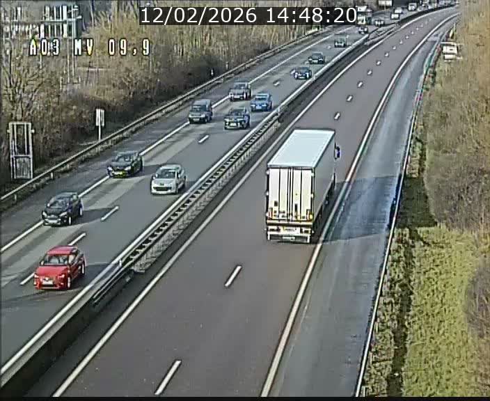 Webcam Autoroute à la Croix de Bettembourg - A3 - BK 9.9 - direction Luxembourg-Ville