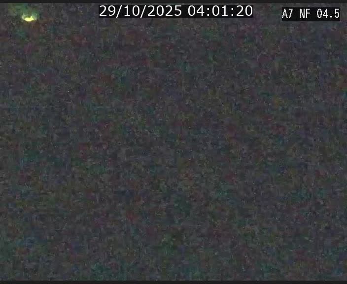 Caméra autoroute Luxembourg A7 - Passage à gibier Rëngelbour - direction Tunnel Grouft