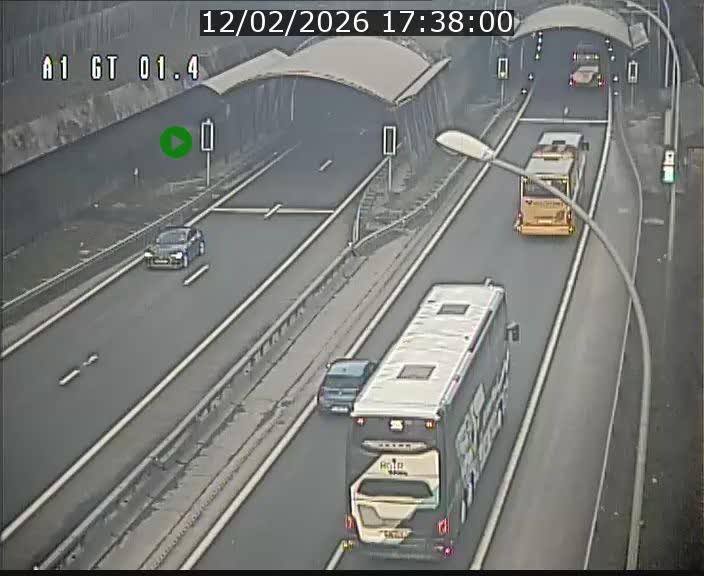Traffic live webcam Luxembourg Hesperange - A1 direction Kirchberg - BK 1.4