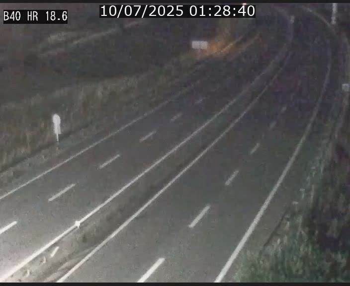 Webcam sur la route de liaison entre Micheville et Esch-Belval à la frontière entre le Luxembourg et la France. Vue orientée vers la Lorraine.