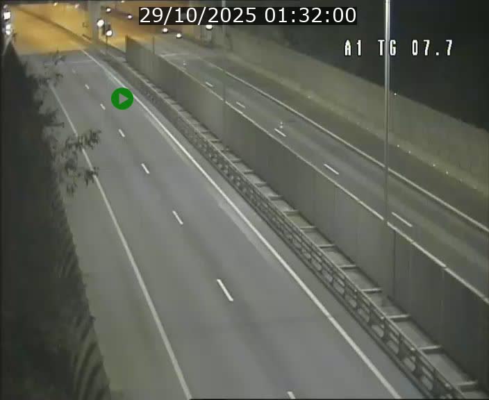 Traffic live webcam Luxembourg Kirchberg - A1 direction Luxembourg-ville - BK 7.7
