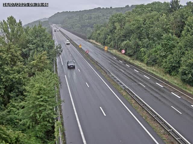 Caméra autoroute France - A30, Hayange direction Metz