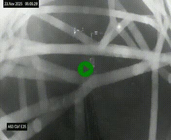 Webcam autoroute A63 en périphérie de Bordeaux au sud-est de la ville, en provenance du bassin d'Arcachon. Vue orientée vers Bordeaux