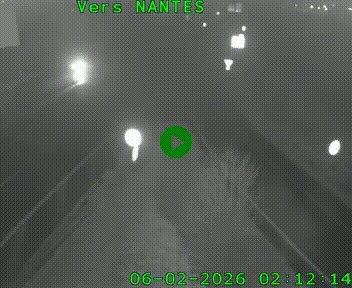Webcam N147 au nord de Poitiers et à la jonction avec la A10