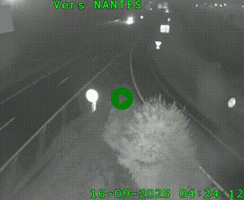 Webcam N147 au nord de Poitiers et à la jonction avec la A10