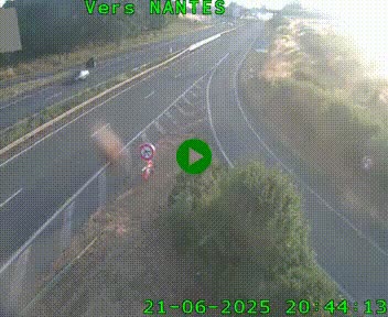 Webcam N147 au nord de Poitiers et à la jonction avec la A10