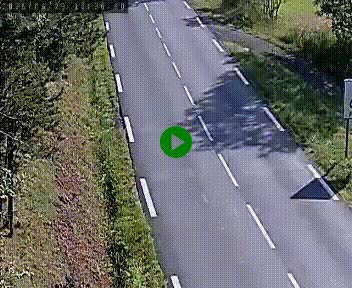 Caméra routière France - N102, au niveau du col de Montmirat à Saint-Etienne-du-Valdonnez à 1039 mètres d'altitude