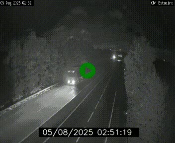 Webcam sur le périphérique de Nantes (N844) après la Porte de Bouguenais, à l'ouest de la ville