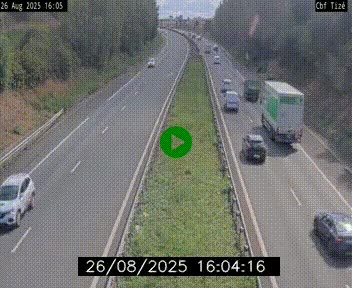 Webcam sur le périphérique de Rennes (N136) à hauteur de Tizé, à l'est de la ville