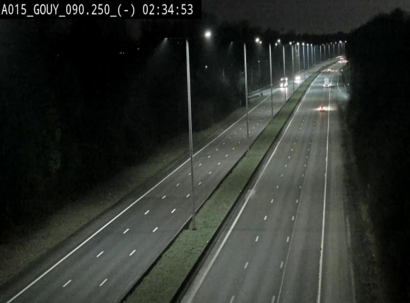 Webcam autoroute Belgique - Gouy-lez-piéton - E42 - BK 90.3