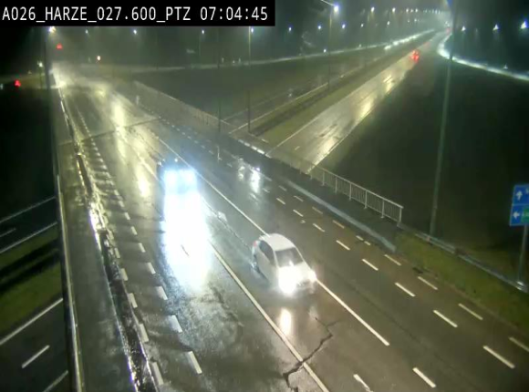 Caméra autoroute Belgique - Sougné-Remouchamps,E25 direction Luxembourg