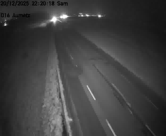 Webcam sur la D16 à Aumetz. Vue orientée vers A30