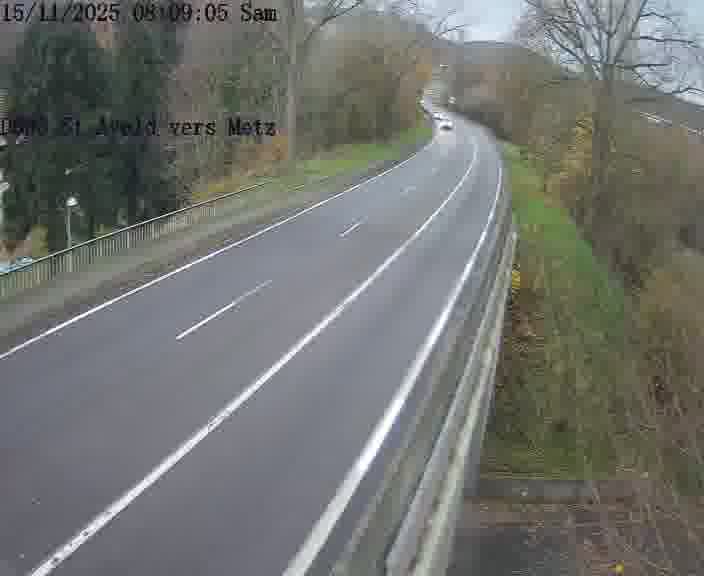 Clone of Webcam sur la D603 située à proximité de Saint-Avold. Vue orientée vers Metz