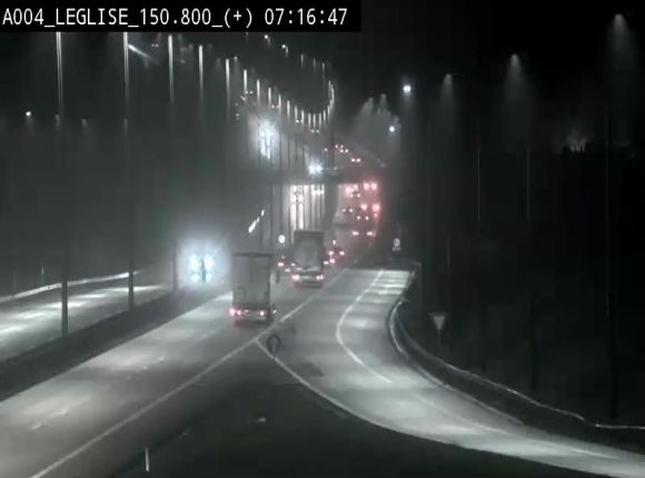 Caméra autoroute Belgique - Côte de Léglise, E411(A4) direction Luxembourg