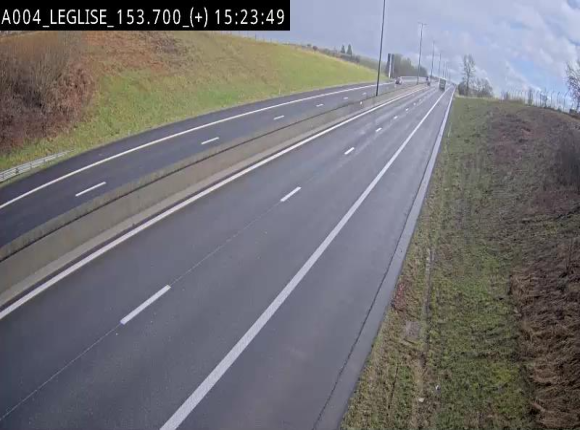Webcam autoroute E411 à hauteur de Léglise, en direction de Luxembourg
