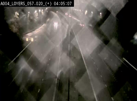 Webcam dans la montée de Loyers sur l'E411, après le viaduc de Beez en venant de Namur et en direction du Luxembourg