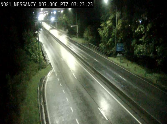 Webcam sur la N81 (E411) à hauteur du Cora Messancy. Vue orientée vers Arlon