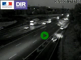 Webcam sur la Nationale 201 à hauteur de la sortie Chambéry-Nord, avant à la jonction entre l'A41 et l'A43, en direction de Lyon