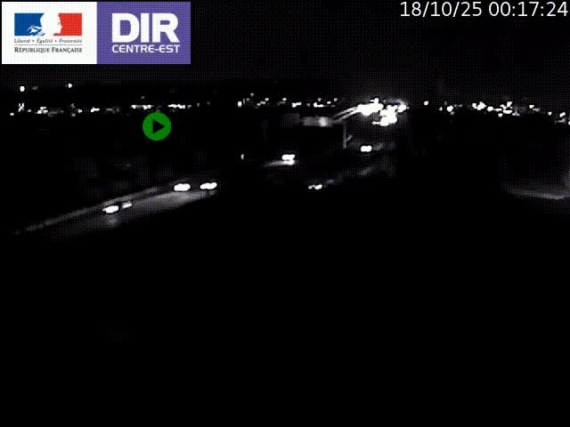 Clone of Caméra de circulation sur A7 à Lyon Perrache vers Marseille, le long du Rhône