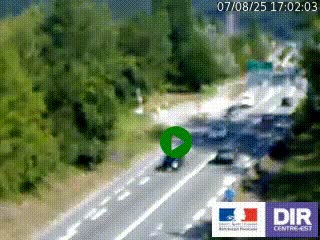 Webcam info trafic à proximité de Vizille sur la N85, au niveau du point de vue du Saut du Moine à Champagnier