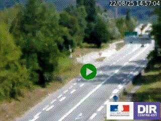 Webcam info trafic à proximité de Vizille sur la N85, au niveau du point de vue du Saut du Moine à Champagnier