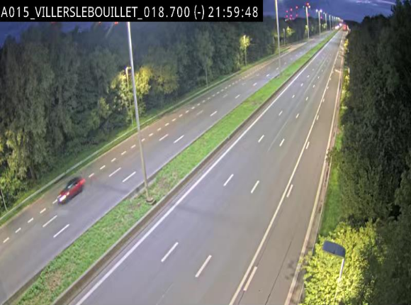 Webcam autoroute Belgique - Villers-le-Bouillet - E42 direction Liège - BK 18.7