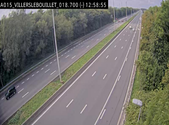 Webcam autoroute Belgique - Villers-le-Bouillet - E42 direction Liège - BK 18.7