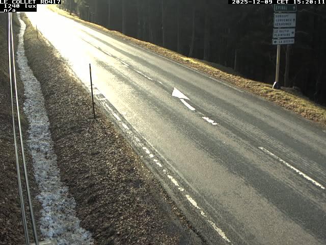 Caméra du Collet sur la route de Colmar (D417)