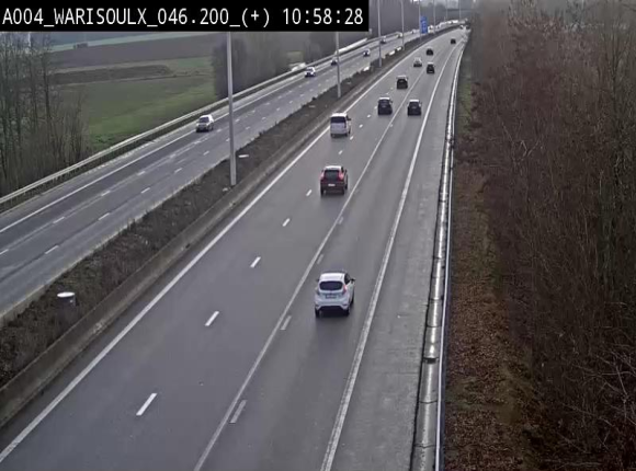 Webcam autoroute Belgique - Warissoulx - E411 - BK 46.2