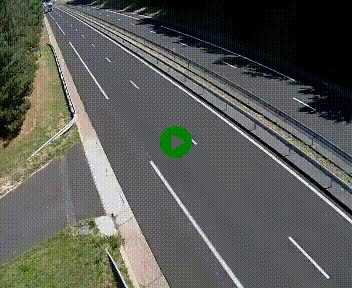 Caméra autoroute A75 à hauteur du col des Issartets en direction de Montpellier