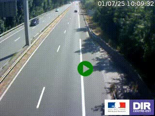 Webcam sur la nationale N90 à Gilly-sur-Isère, en direction et à proximité d'Albertville