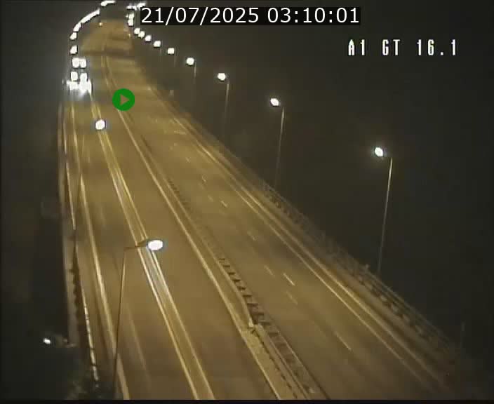 Traffic live webcam Luxembourg Niederanven - A1 direction Allemagne - BK 16.1