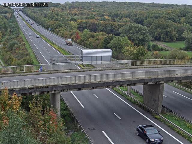 Caméra autoroute France - A31, Zoufftgen direction Luxembourg-ville, à la frontière entre la France et le Luxembourg
