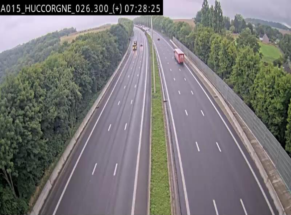 Webcam autoroute Belgique - Viaduc de Huccorgne - E42 