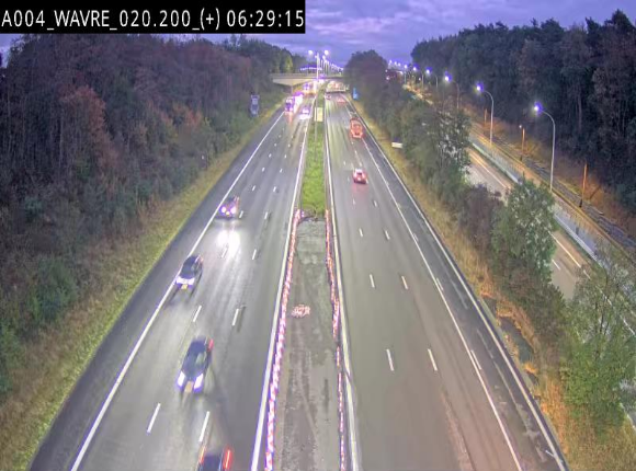 Webcam @ Wavre-sud KP 19.6, A4/E411