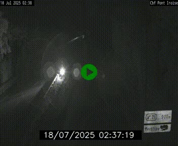 Webcam sur la N165 après le Pont de l'Iroise, à l'entrée de Brest