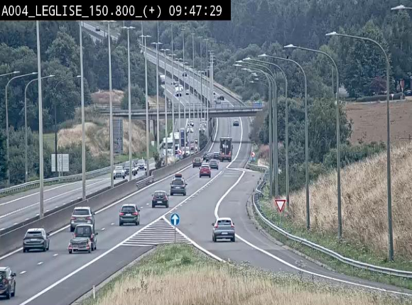 Caméra autoroute Belgique - Côte de Léglise, E411(A4) direction Luxembourg