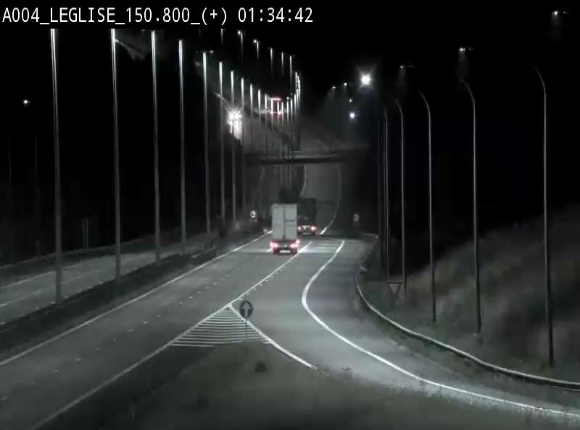 Caméra autoroute Belgique - Côte de Léglise, E411(A4) direction Luxembourg