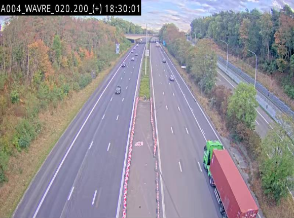 Webcam @ Wavre-sud KP 19.6, A4/E411