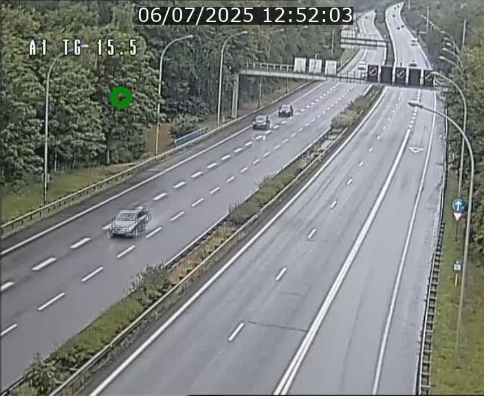 Traffic live webcam Luxembourg Munsbach - A1 direction Luxembourg - BK 15.5