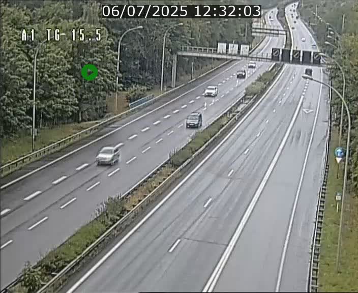 Traffic live webcam Luxembourg Munsbach - A1 direction Luxembourg - BK 15.5