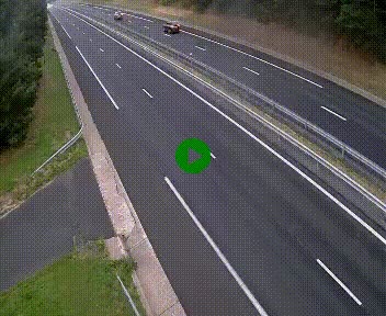 Caméra autoroute A75 à hauteur du col des Issartets en direction de Montpellier