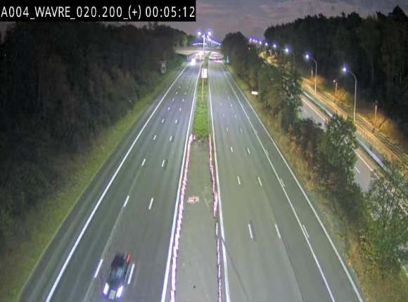 Webcam @ Wavre-sud KP 19.6, A4/E411