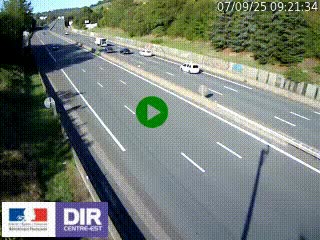 Webcam routière à Saint-Etienne-Terrenoire sur la RN88 avant la jonction entre l'A72 et le Boulevard Périphérique de Saint-Etienne
