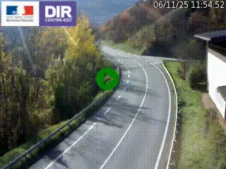 Caméra trafic sur la N90 à Bourg-Saint-Maurice, en provenance d'Aoste et en direction d'Albertville