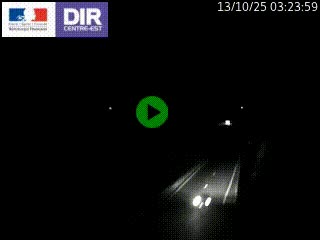 Caméra trafic à Meylan sur la Rocade-Sud de Grenoble en direction d'Aix-en-Provence