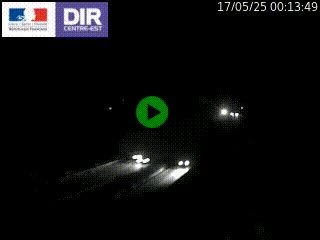 Caméra trafic à Meylan sur la Rocade-Sud de Grenoble en direction d'Aix-en-Provence