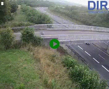 Webcam sur A84 à hauteur de Pont-Farcy, au niveau du pont autoroutier sur la Vire, au sud de Saint-Lô