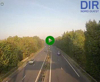 Webcam sur le périphérique de Caen (N814) à l'est de la ville, à Mondeville hauteur de la sortie 2, Presqu'île-Rives de l'Orne, au bout de l'autoroute A13